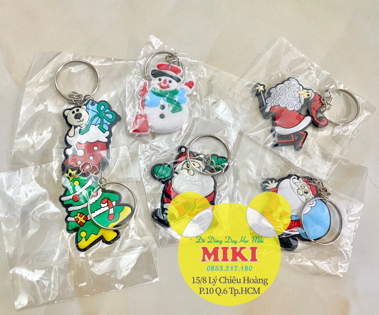 Móc khóa noel mini
