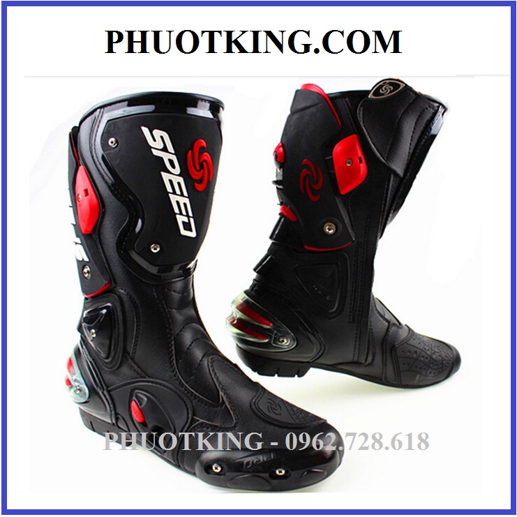 Giầy Speed cao cổ - Giày moto speed biker cao cổ