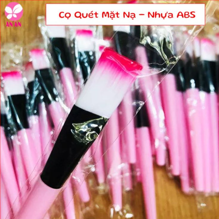 Cọ quét mặt nạ nhựa abs loại 1 - cọ đắp nạ - cọ silicon mask - cọ quét nạ cán hồng