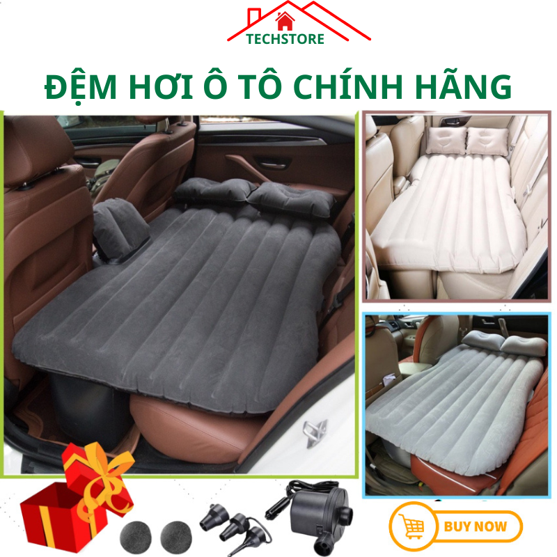 Đệm hơi ô tô, nệm hơi ô tô, giường hơi ô tô, giường hơi ô tô cao cấp vải dù phù hợp với xe ô tô 4 chỗ, 5 chỗ, Có Thể Xếp Gọn Lại Dễ Dàng Mang Theo, Độ Bề Cao Đến 5 Năm. - Bảo hành 1 đổi 1