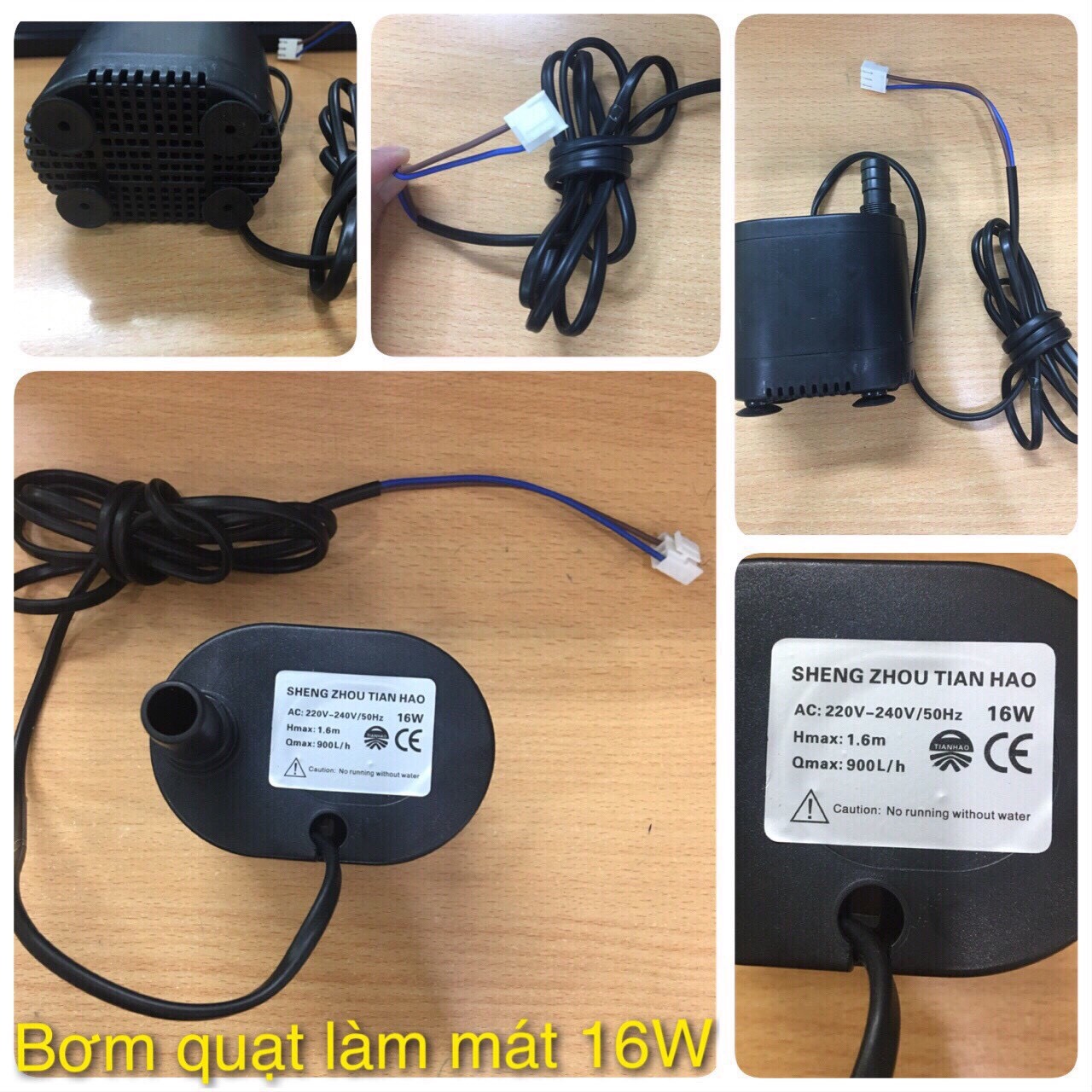 Bơm quạt hơi nước 16W