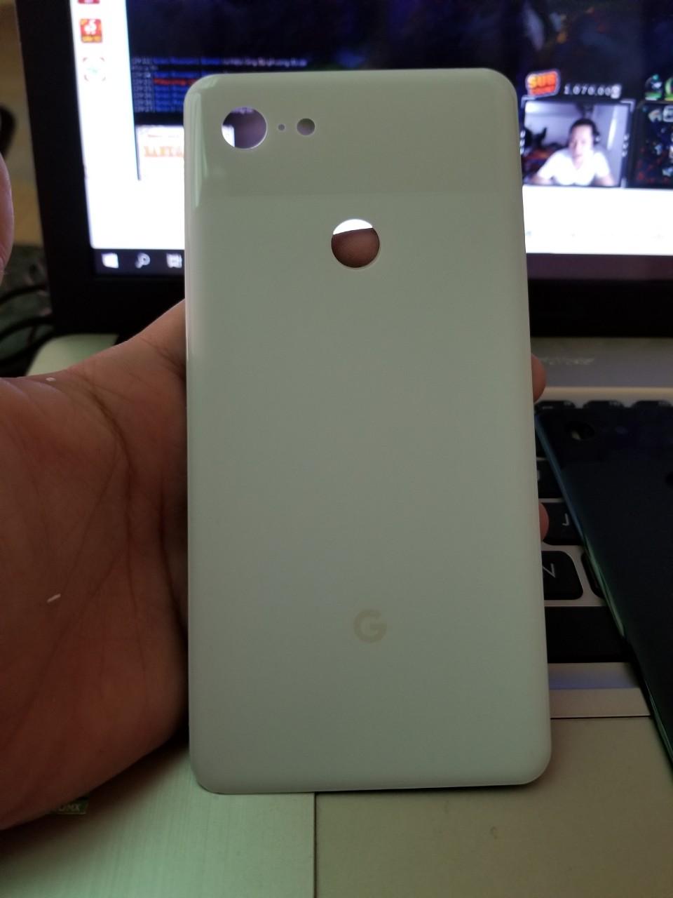 [HCM]Nắp lưng nhựa kính sau của Google pixel 3 xl