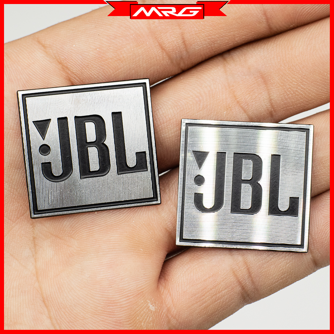 2 Tem Loa JBL, tem nhôm, 2,7cm - MrG | tem  jbl, tem dán loa jbl, tem dán thùng loa jbl.