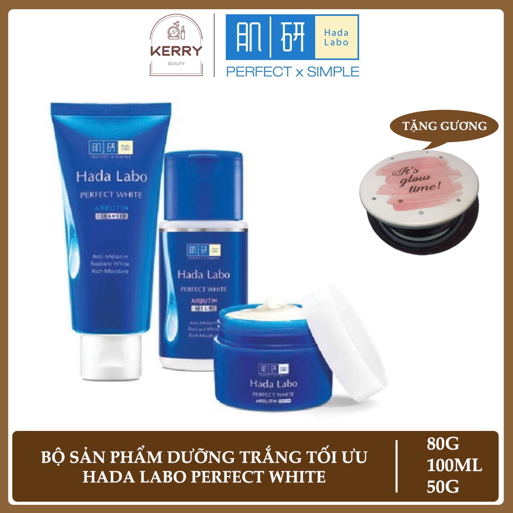 Bộ 3 sản phẩm Hada Labo Perfect White