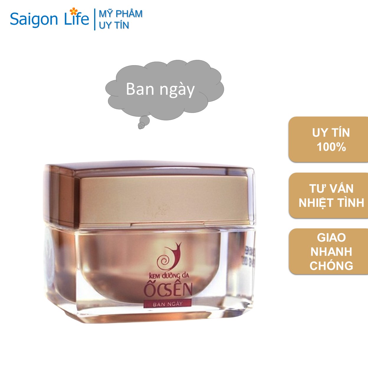 Kem Ốc Sên Dưỡng Da Ban Ngày Thorakao 30g