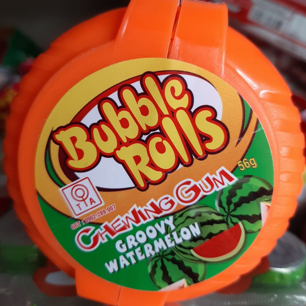 Kẹo cao su Hubba Bubba hương trái cây 180cm