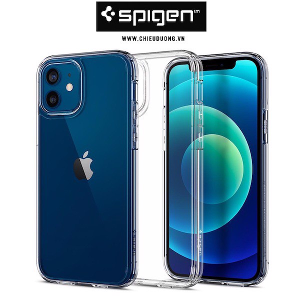 Ốp Spigen iPhone 12 Mini Ultra Hybrid - Trắng trong