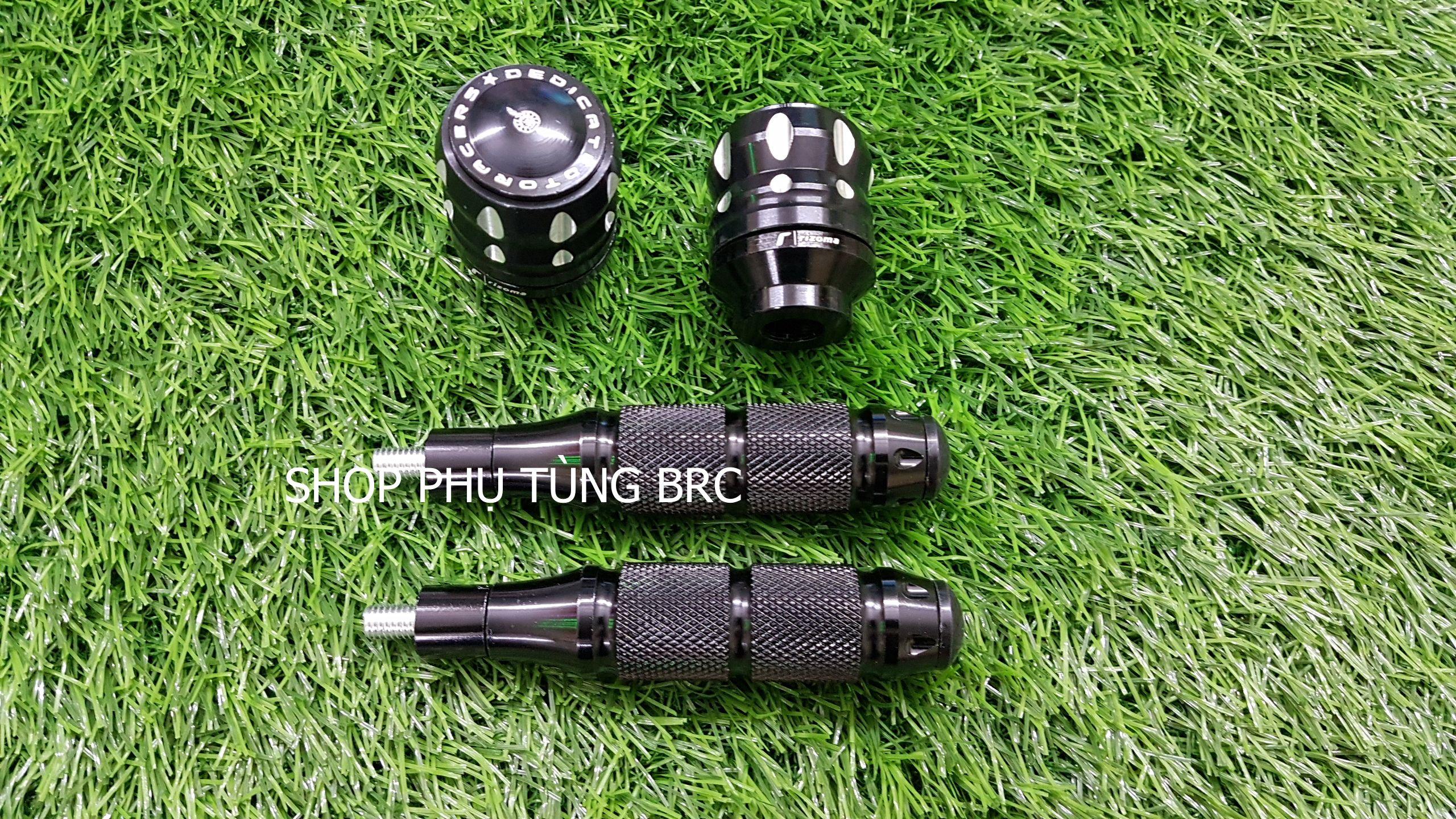 Combo gù chống đổ trước sau xe máy