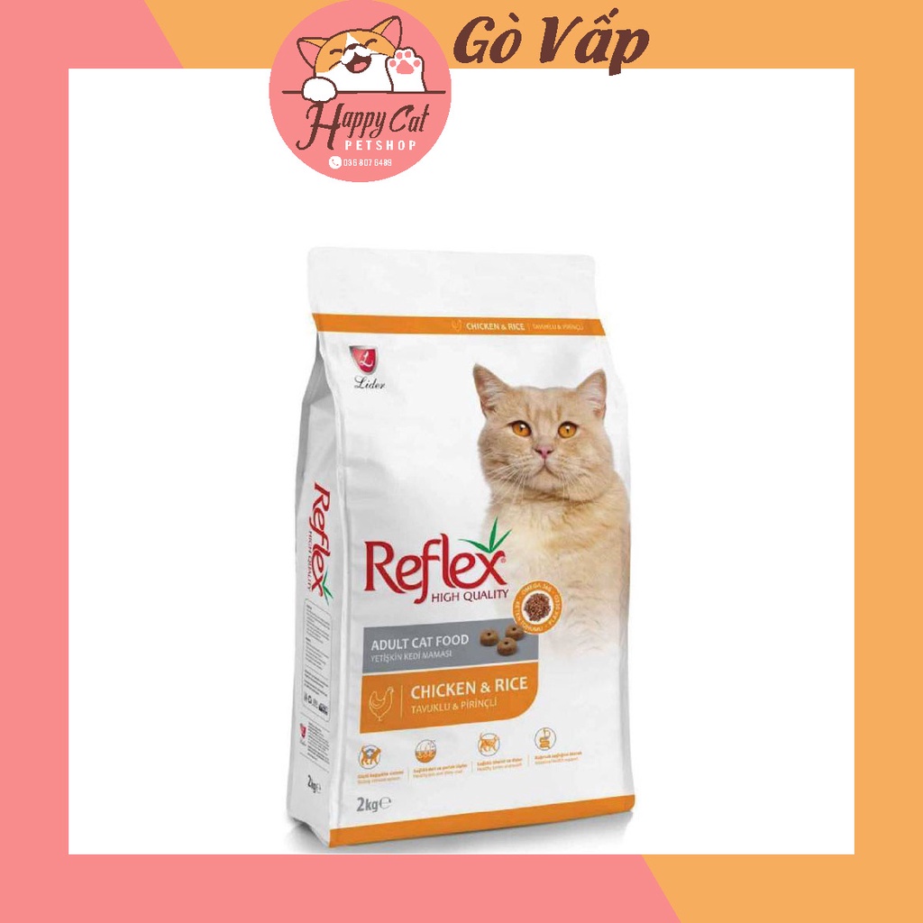 Hạt REFLEX cho mèo Túi 2Kg - HAPPYCAT