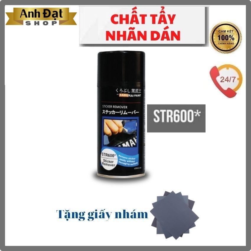 Chất tẩy nhãn, tẩy keo str600* 400ml, anh đạt shop