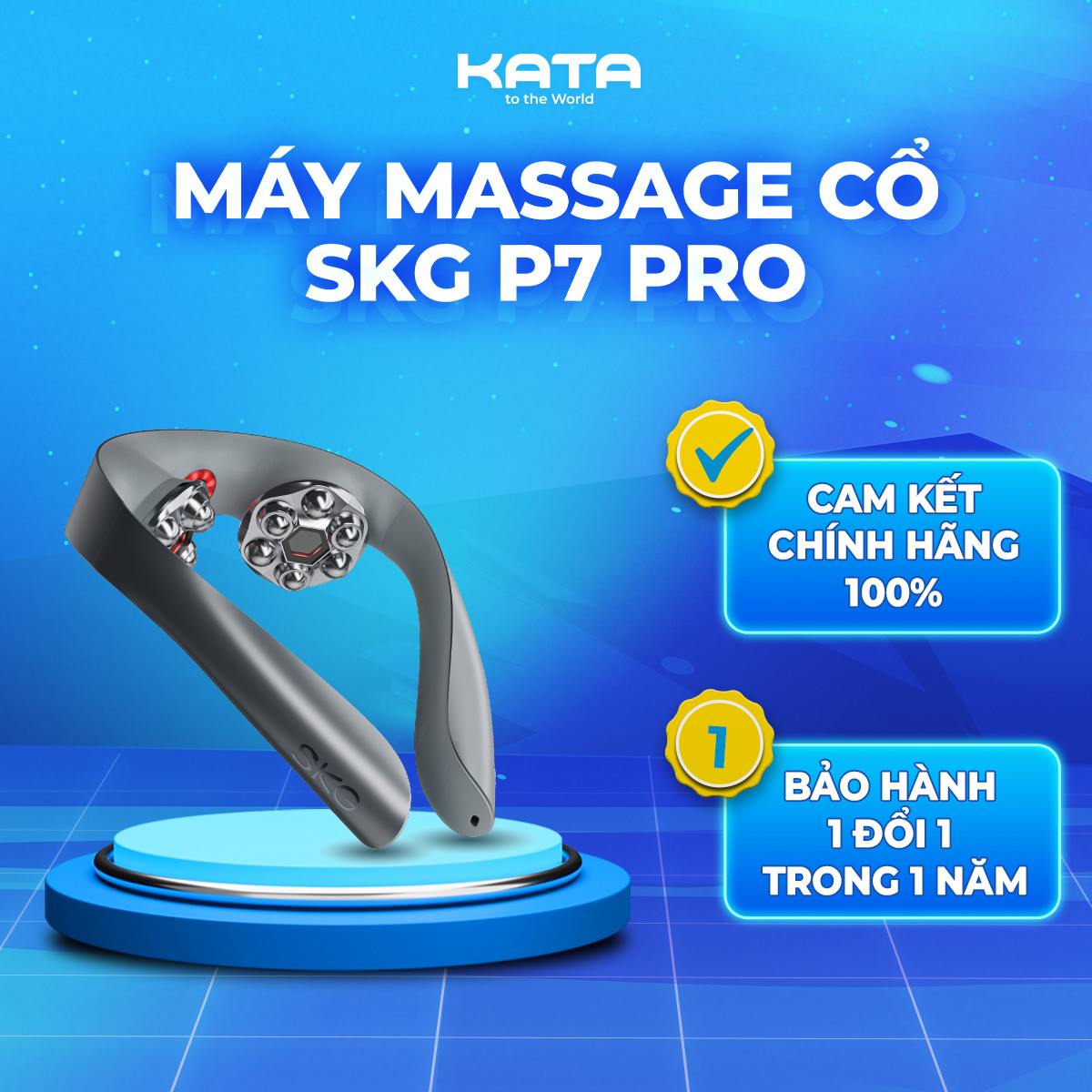 Máy massage cổ vai gáy kata skg p7 pro | kata technology