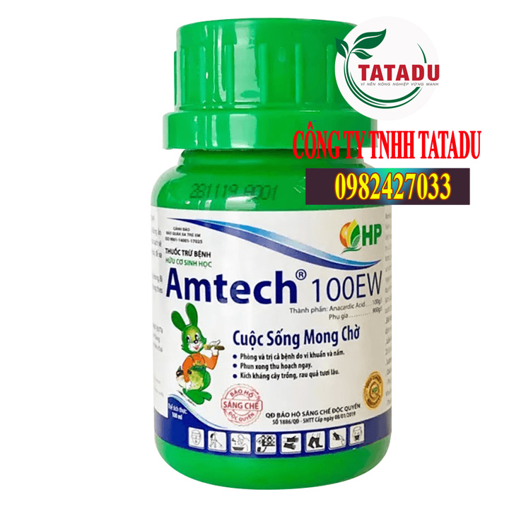 Amtech 100ew - thuốc trừ bệnh hữu cơ sinh học dành cho cây trồng