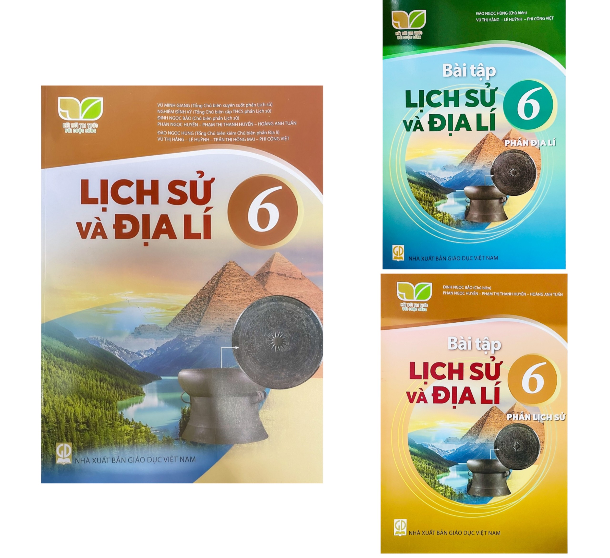 Edubook - Combo Lịch sử và Địa lí lớp 6 Kết nối tri thức với cuộc sống