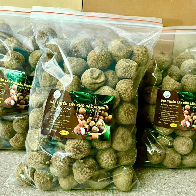 [vải khô 1kg Mới sấy 2023] Vải thiều sấy khô Lục Ngạn BẮC GIANG sấy khô 1kg/500g LOẠI ngon trái đẹp.Shop Hà Thủy