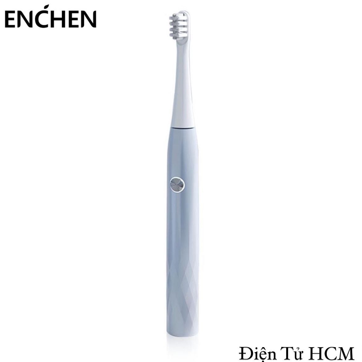 Bàn chải đánh răng điện Enchen T501 xanh nhạt với 3 chế độ làm sạch
