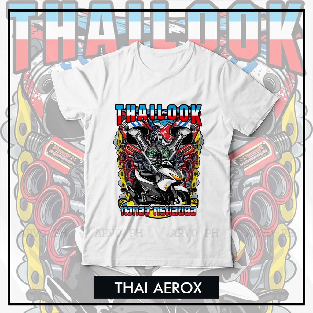 CODARVO - Áo sơ mi THAILOOK, áo phông MOTOR, AEROX, RAIDER, FINO, MIO, SPORTY A32026