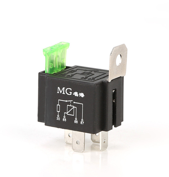 RELAY (ROLE) có cầu chi 30A MG 24V 4 chân