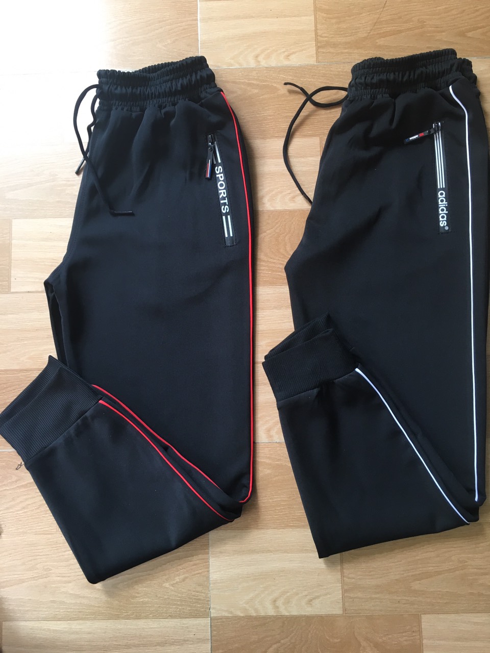 Quần Thể Thao- quần jogger 1 Sọc túm Unisex