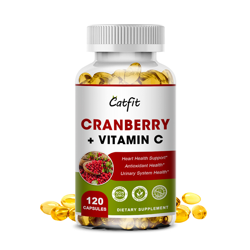 Chiết xuất viên nang đậm đặc Catfit Cranberry + Viên nang Vitamin C