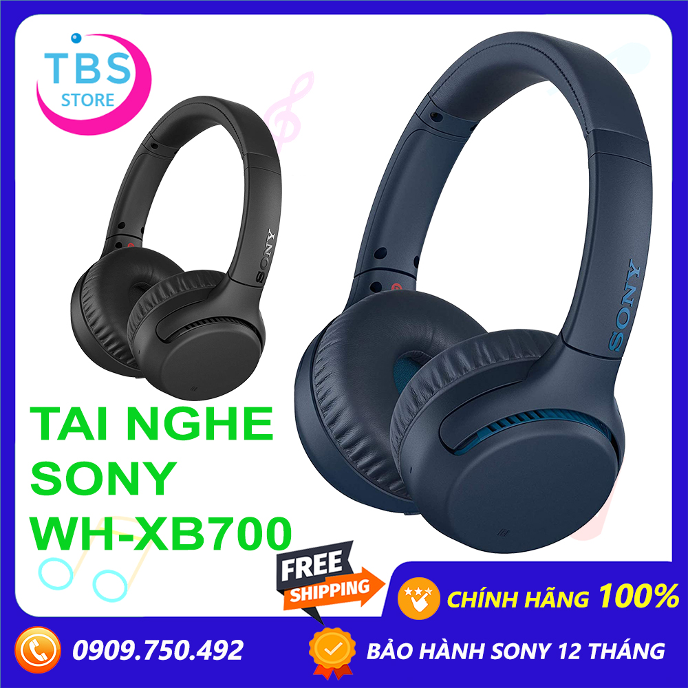 Tai nghe không dây sony extra bass wh-xb700 - hàng chính hãng sony việt nam - bảo hành 12 tháng