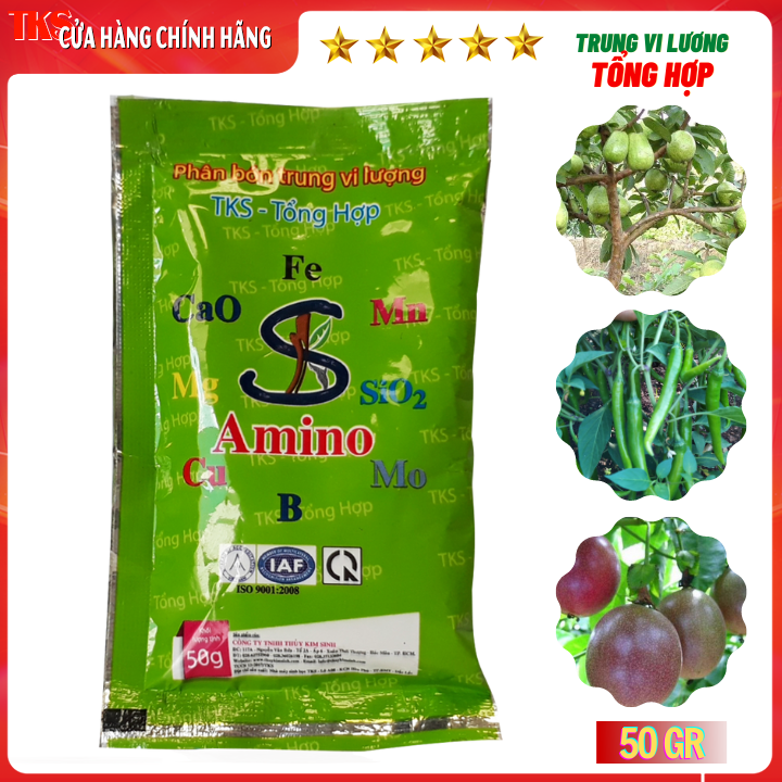 [MUA 10 Tặng 2] Phân Bón Lá TRUNG VI LƯỢNG TỔNG HỢP Tăng Ra Hoa, Đậu Trái, Phục Hồi Cây Suy Yếu - Gói 40ml