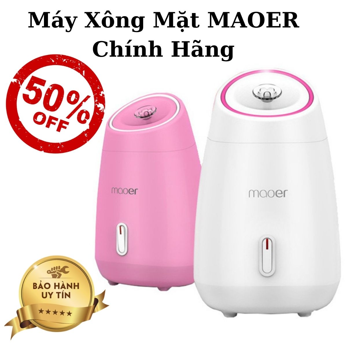 Máy xông hơi da mặt hoa quả tươi Maoer MR-Z1, Máy xông hơi mặt Maoer Hàn Quốc, Máy xông mặt hoa quả, thảo dược, tinh dầu tự động 2 in 1 MAOER
