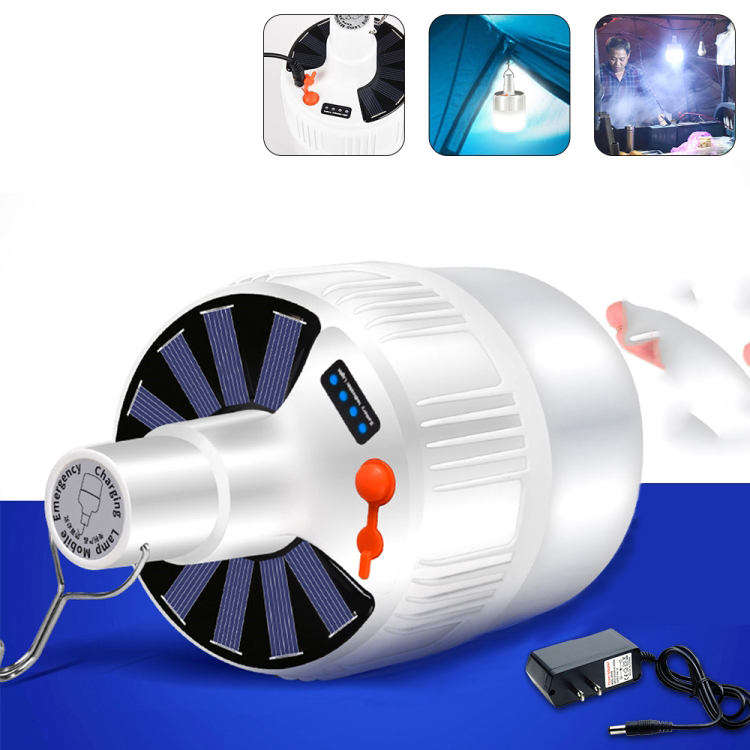 [HCM][ Bảo Hành 12 Tháng ] Đèn Led Đèn Tích Điện 80W Đèn Tích Điện Năng Lượng Mặt Trời - 80W Siêu Sáng 4 Chế Độ.