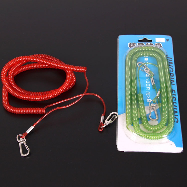 Dây bảo vệ cần lò xo câu cá, dây bảo hiểm cần câu tay dài 3m,5m,8m,10m,15m,20m