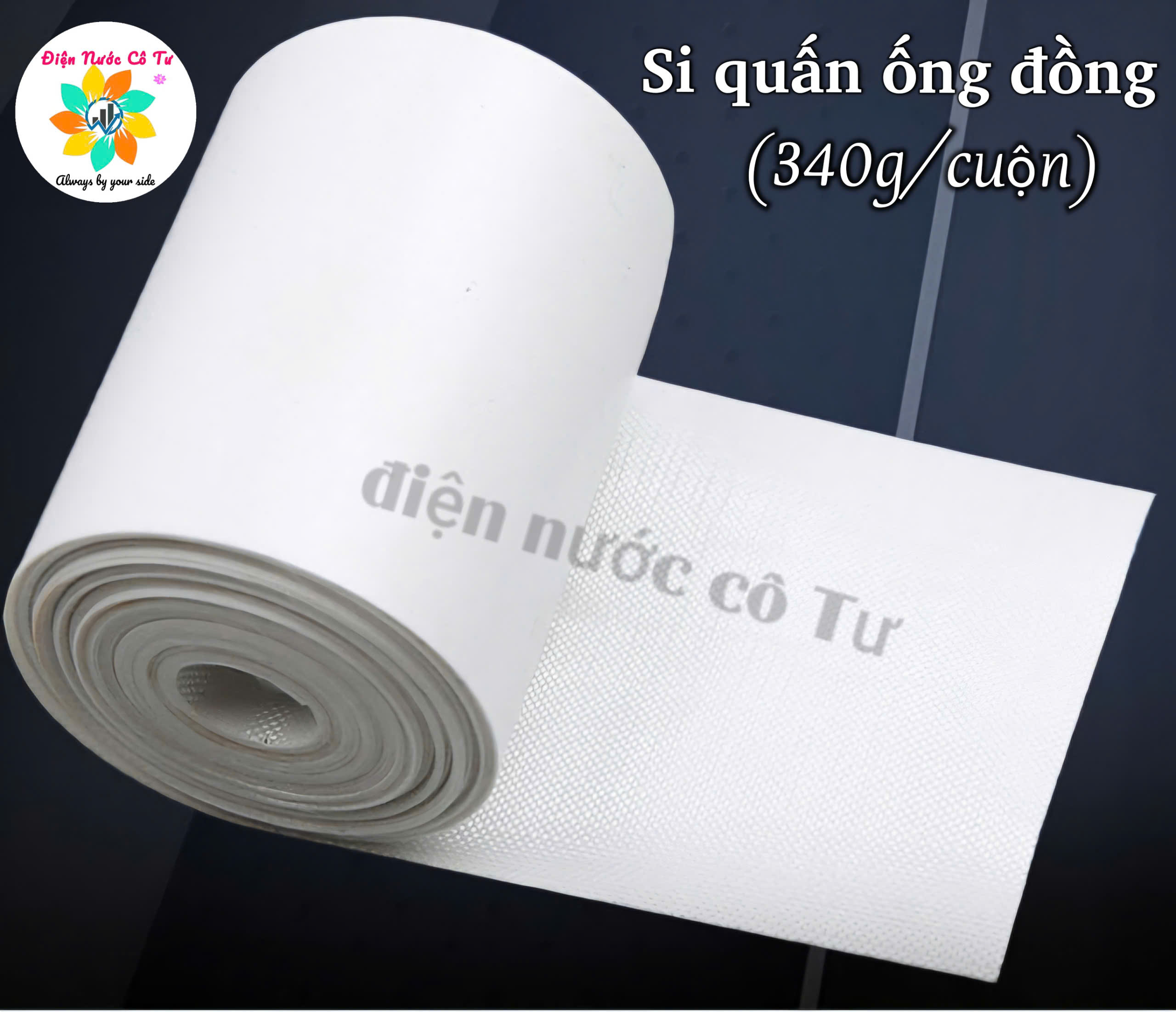 1 cuộn Si quấn ống đồng cho máy lạnh - Băng cuốn cách nhiệt điều hoà- simili quấn cách nhiệt ống điề