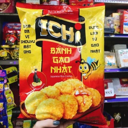 Bánh gạo Nhật Ichi vị mật ong ICHI 2 GÓI