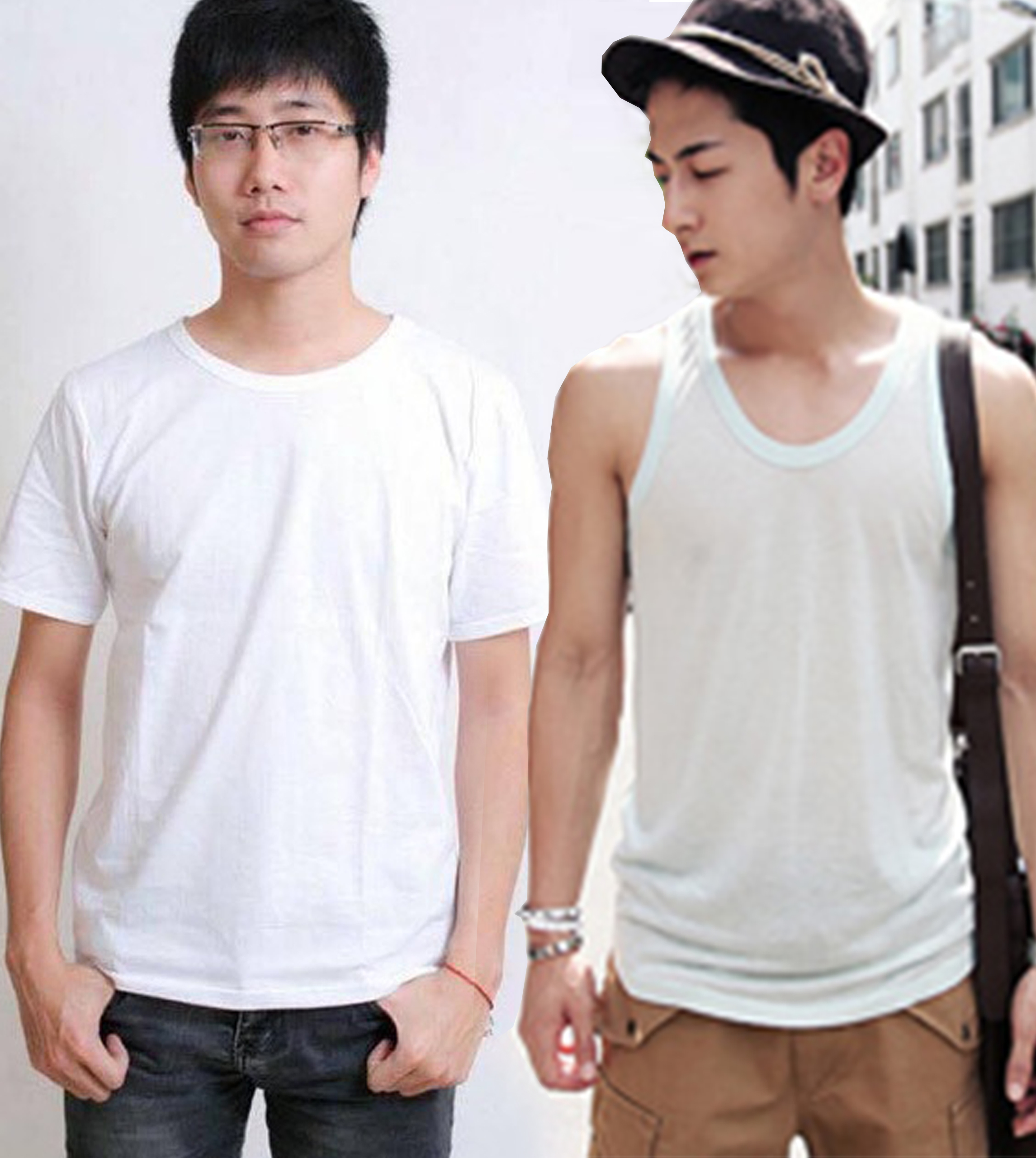 [HCM]Combo 2 Áo lót nam - áo ba lỗ và có Tay đủ Size - Thun cotton thoáng mát có giãn tốt