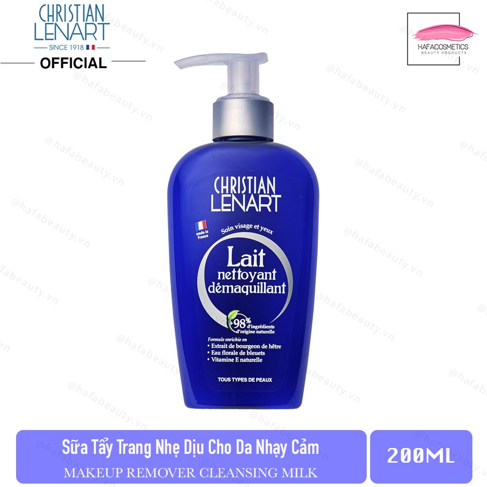 [HCM]Sữa Rửa Mặt và Tẩy Trang 2 trong 1 Christian Lenart Lait Nettoyant Démaquillant 200ml (Dành cho da khô và da nhạy cảm)