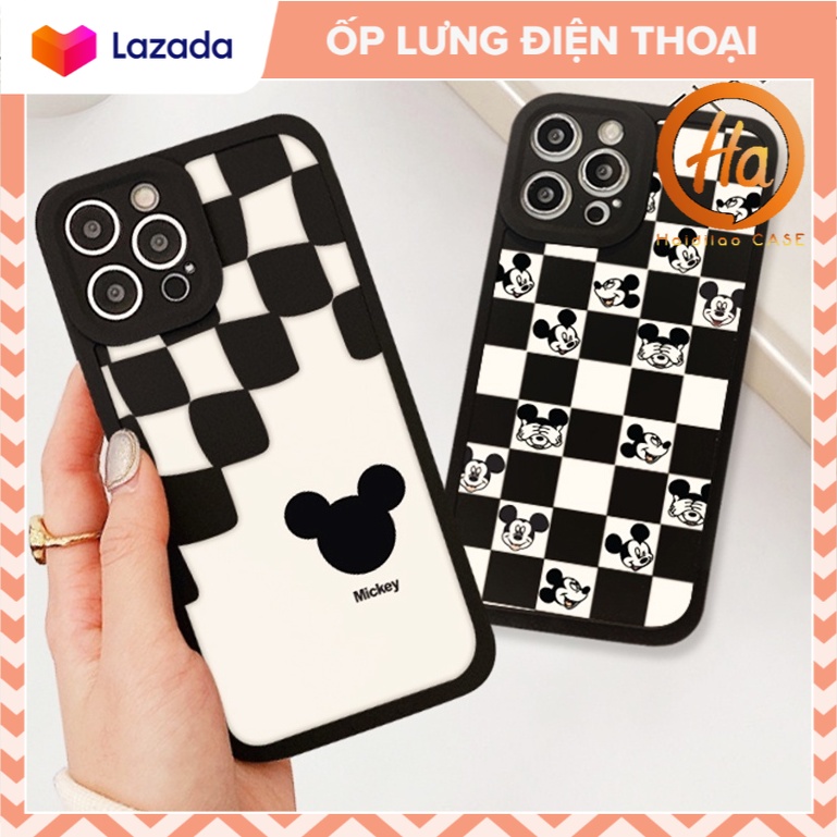 Ốp lưng iphone cạnh vuông lỗ camera mickey caro 6/6splus/7/7plus/8/8plus/x/xr/xs/11/12/13/pro/max/plus/promax CVL41