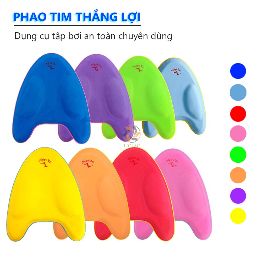 Phao tim tập bơi hiệu Thắng Lợi dùng được cho cả người lớn và trẻ em, Phao bơi Cao Cấp chuyên dùng độ nổi cao, Phao đi biển an toàn - LICLAC