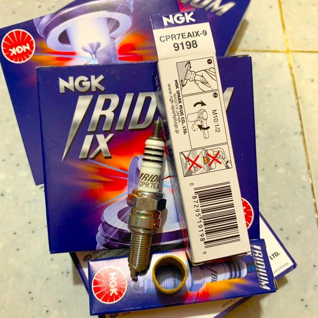 ❖♙  Bugi NGK Iridium CPR7EAIX-9 9198 - Made in Japan Chân Dài Dùng Cho Nhiều Mẫu Xe Gắn Máy Phân Khối Nhỏ
