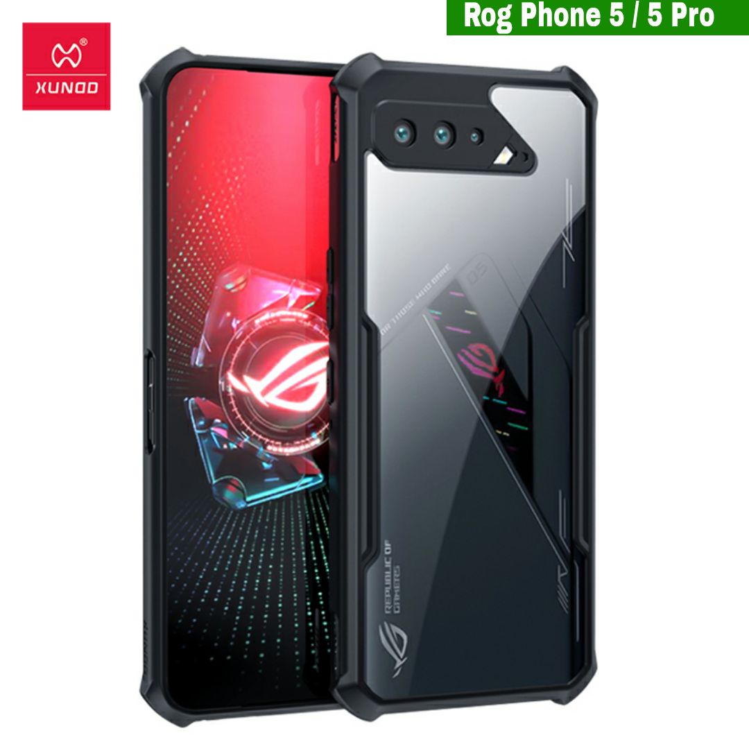 Ốp lưng Xundd Rog Phone 5 / 5 Pro / 5s / Phone 6 / 6 Pro / Phone 8 lưng trong viền màu chống sốc cao