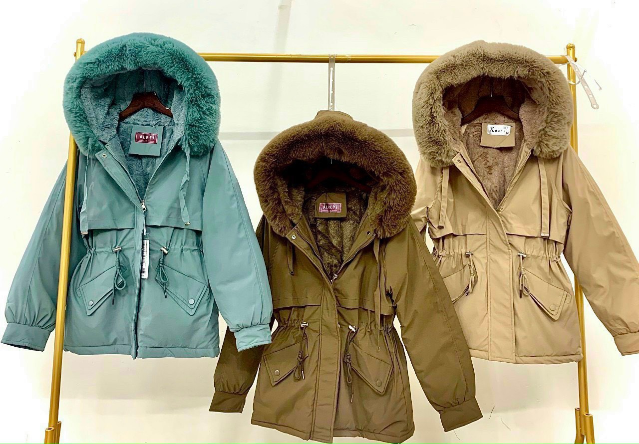 Áo khoác nữ parka lót lông dáng dài siêu hot -mẫu mới nhát 2022