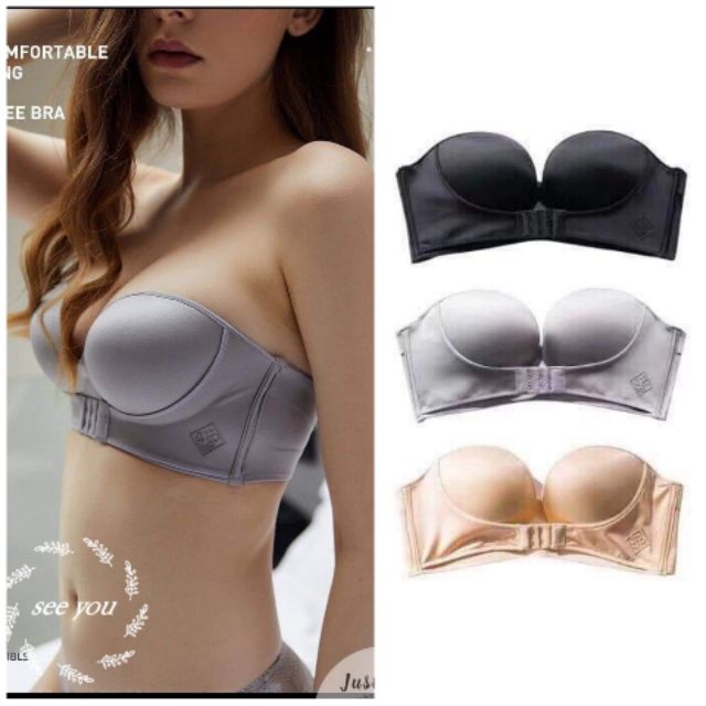 [XÃ KHO ] ÁO NGỰC KHÔNG DÂY NÂNG NGỰC CHỐNG TUỘT CÀI TRƯỚC HOT TREND 2020| ÁO LÓT KHÔNG DÂY| ÁO NGỰC KHÔNG GỌNG| ÁO LÓT NÂNG NGỰC, CHỐNG TỤT