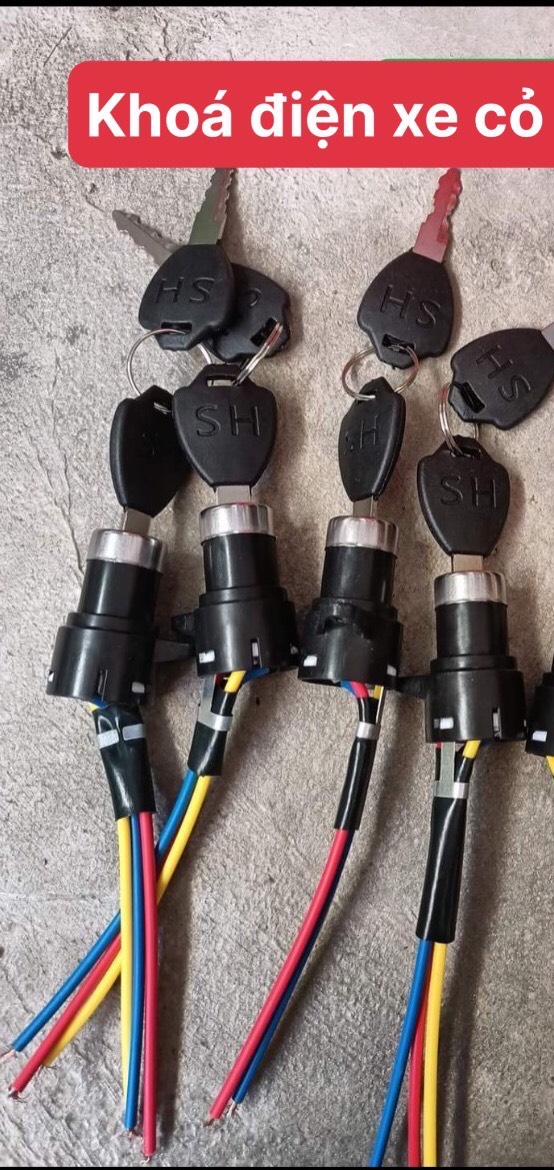 khóa điện xe cỏ/ khóa điện xe đạp điện/ khóa yên xe đạp điện