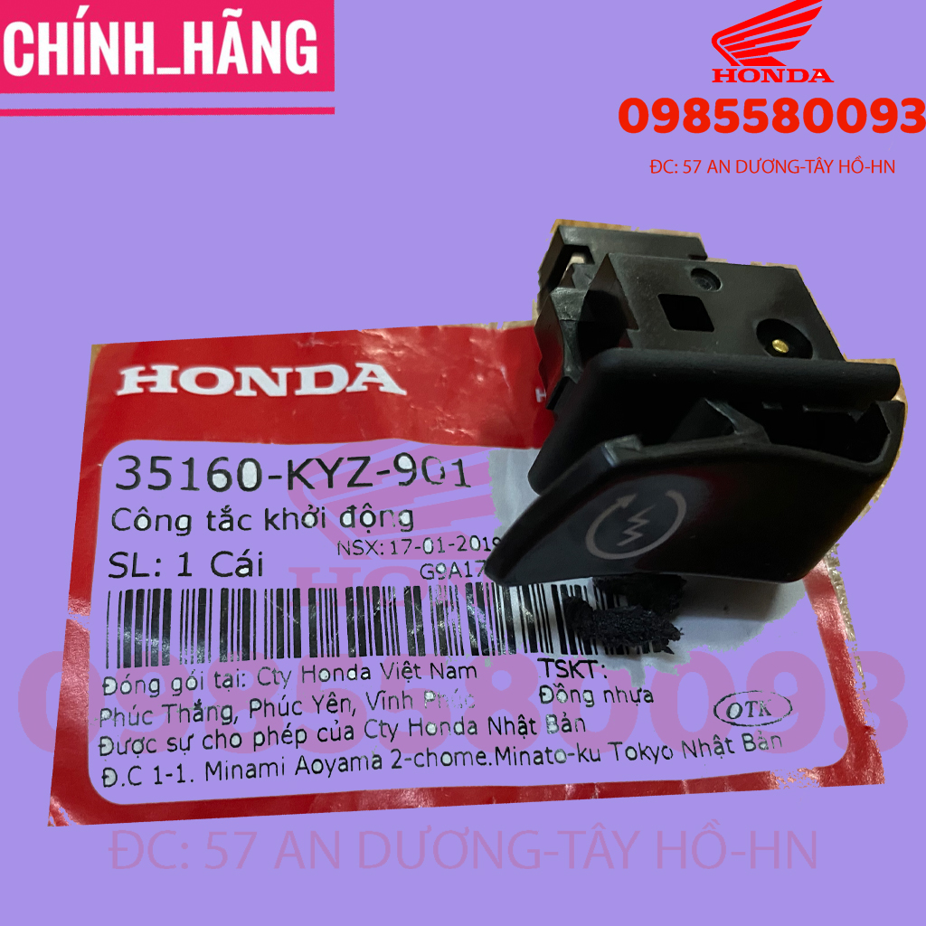 Công tắc đề xe winner và winner x chính hãng honda