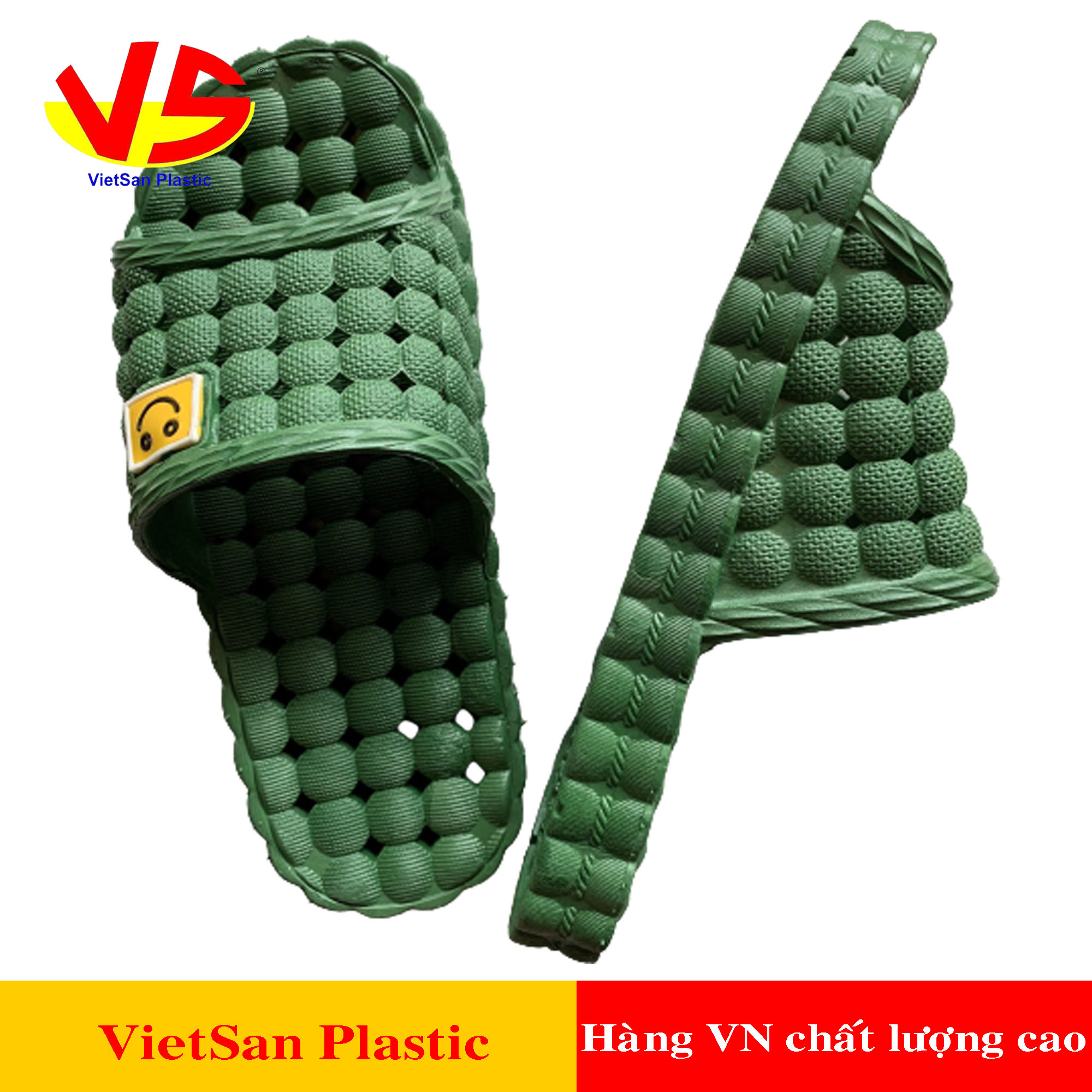 Dép lê nam nữ, dép nhựa đi trong nhà, Vietsan Plastic siêu mềm, êm