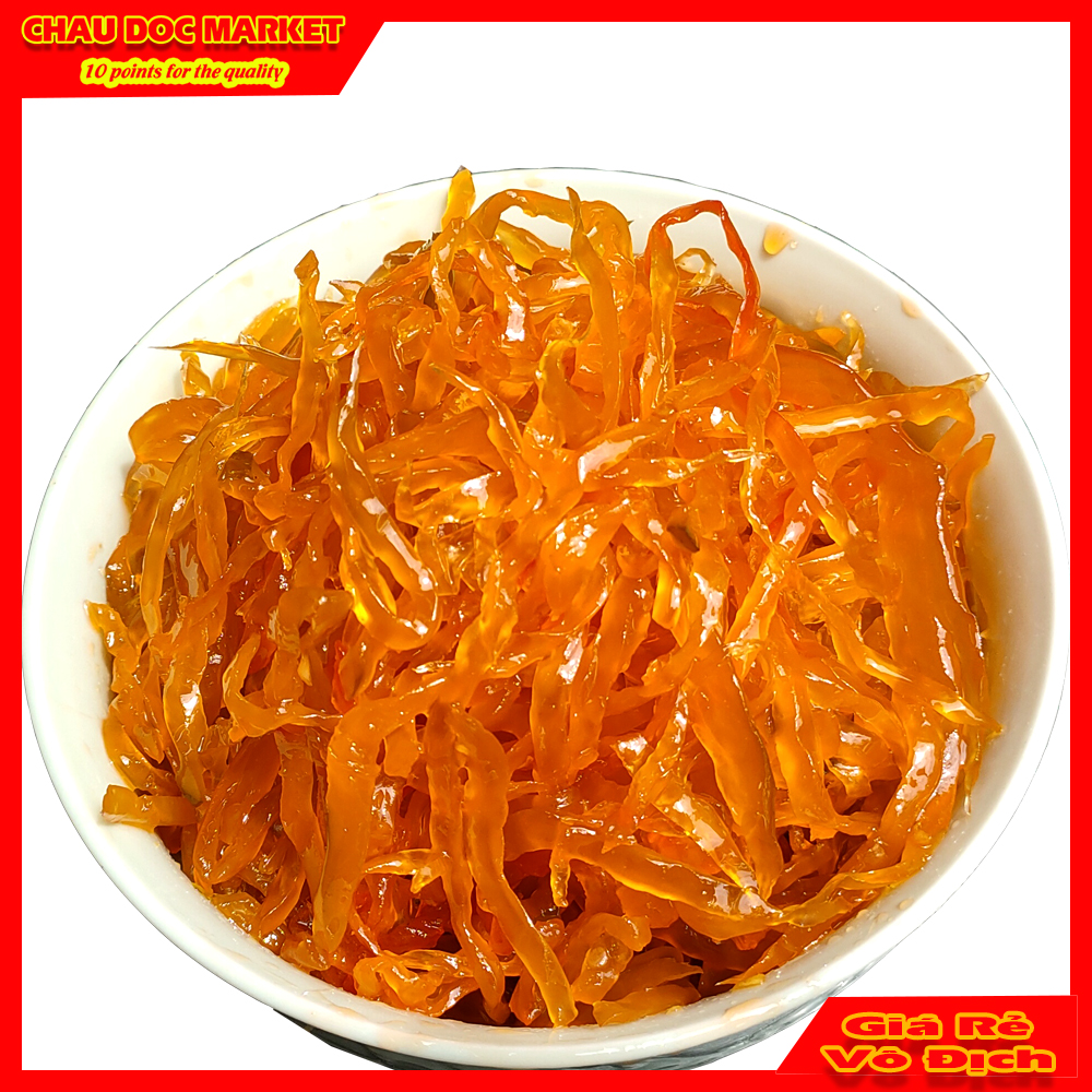 Dưa Mắm Đu Đủ Châu Đốc Trộn Tỏi Ớt Vừa Ăn Sợi To Không Cần Chế Biến Hủ 500gr