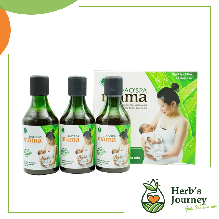Nước xông tắm thảo dược cho mẹ sau sinh Dao'spa mama - DK Pharma - CTCP Dược Khoa - 100% thảo mộc tự nhiên