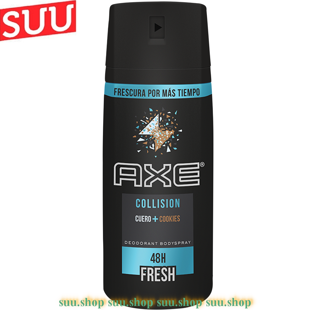 Xịt Khử Mùi Axe Collision Frescura Por Mas Tiempo 150ml