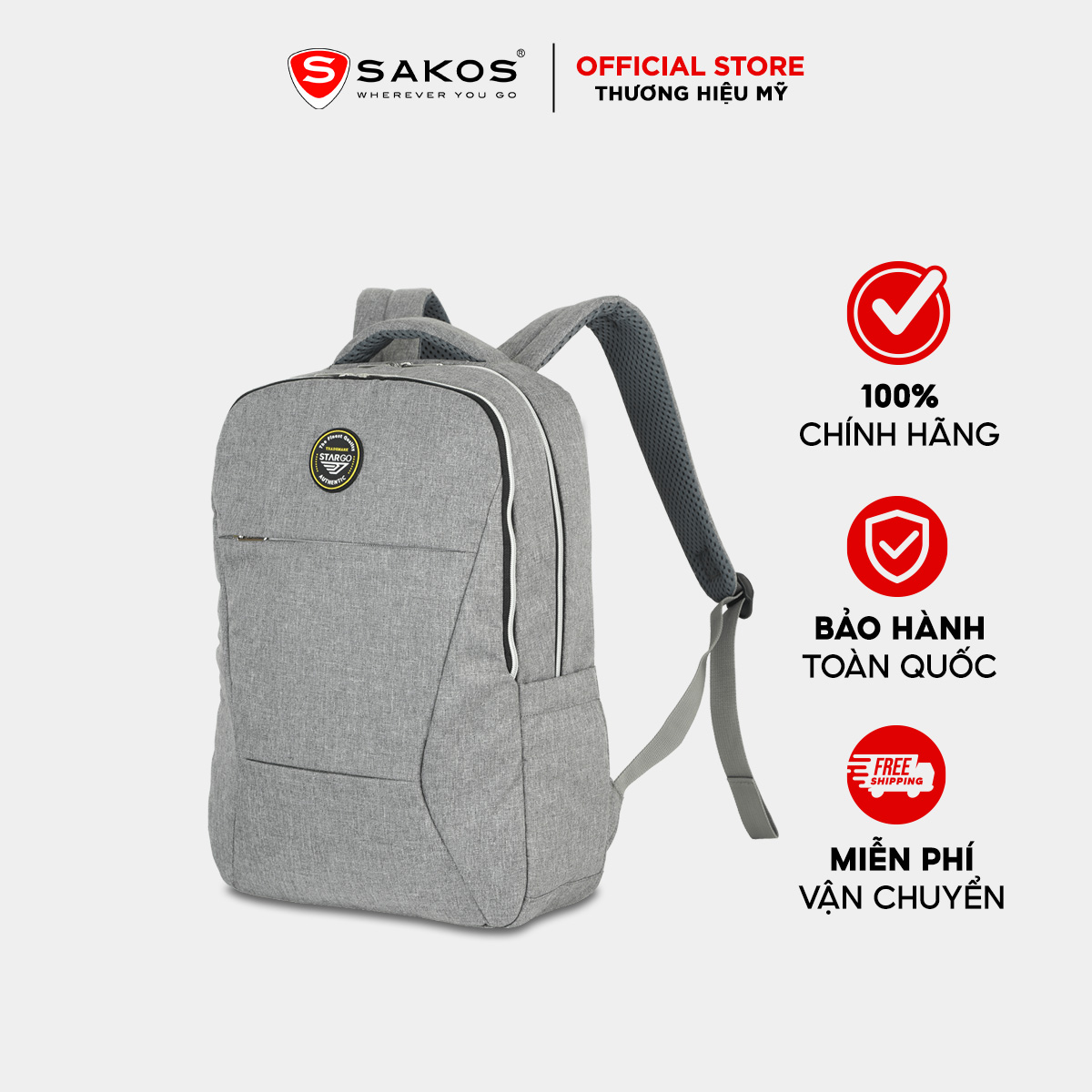  Balo Laptop 15.6 inch STARGO LUMINE -  Thiết kế tinh tế tính năng thông minh. 