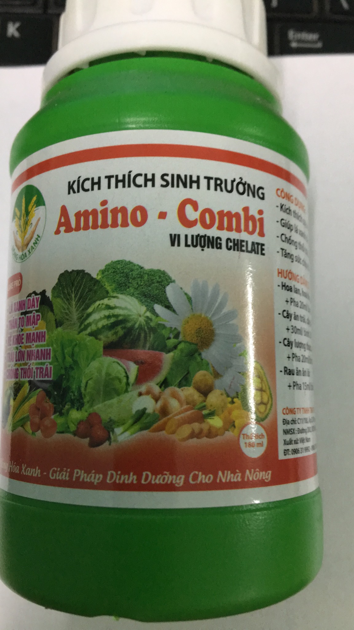 Phân bón vi lượng amino combi dạng chelate lọ 100ml
