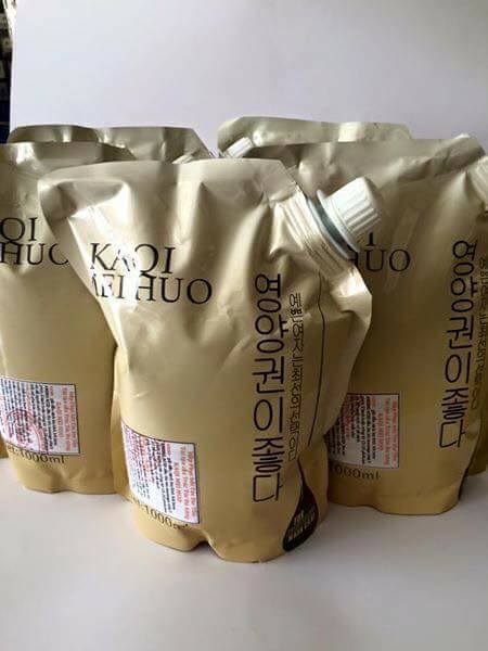 Tặng mũ ủ - dầu ủ hấp phục hồi tóc kaqi mei hou hàn quốc 1000ml