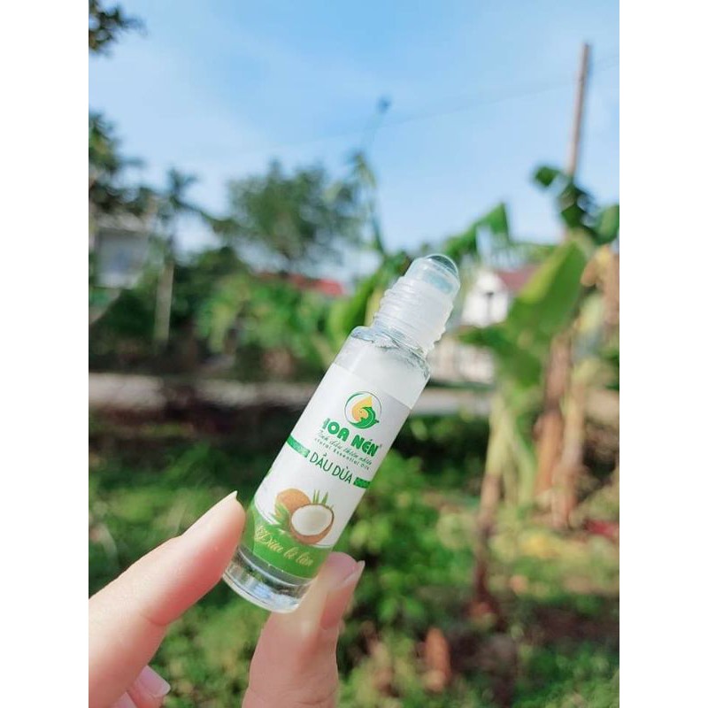 Dầu dừa ép lạnh dạng bi lăn 10ml