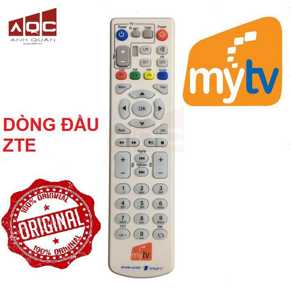 Điều khiển đầu thu Mytv ZTE Hàng chính hãng My TV 2 đèn