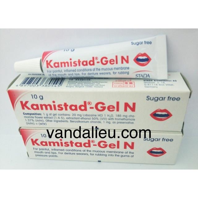 Gel bôi viêm lợi vòm miệng Kamistad gel 10g